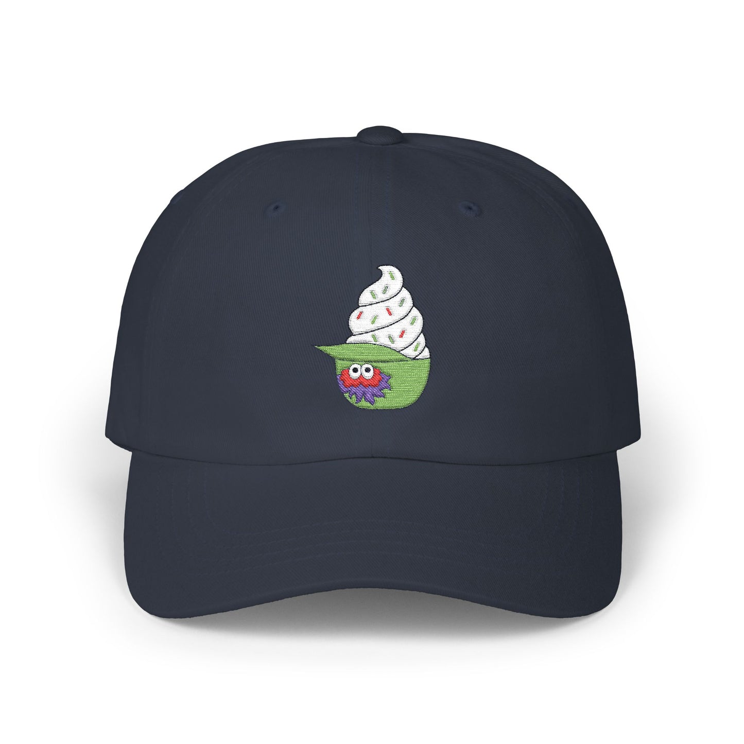 Whimsical Phillies Phanatic Baseball Ice Cream Dad Cap | Fun Summer Hat, Casual Headwear, Gift for Dads, Trendy Dad Hat, Ice Cream Lover Cap