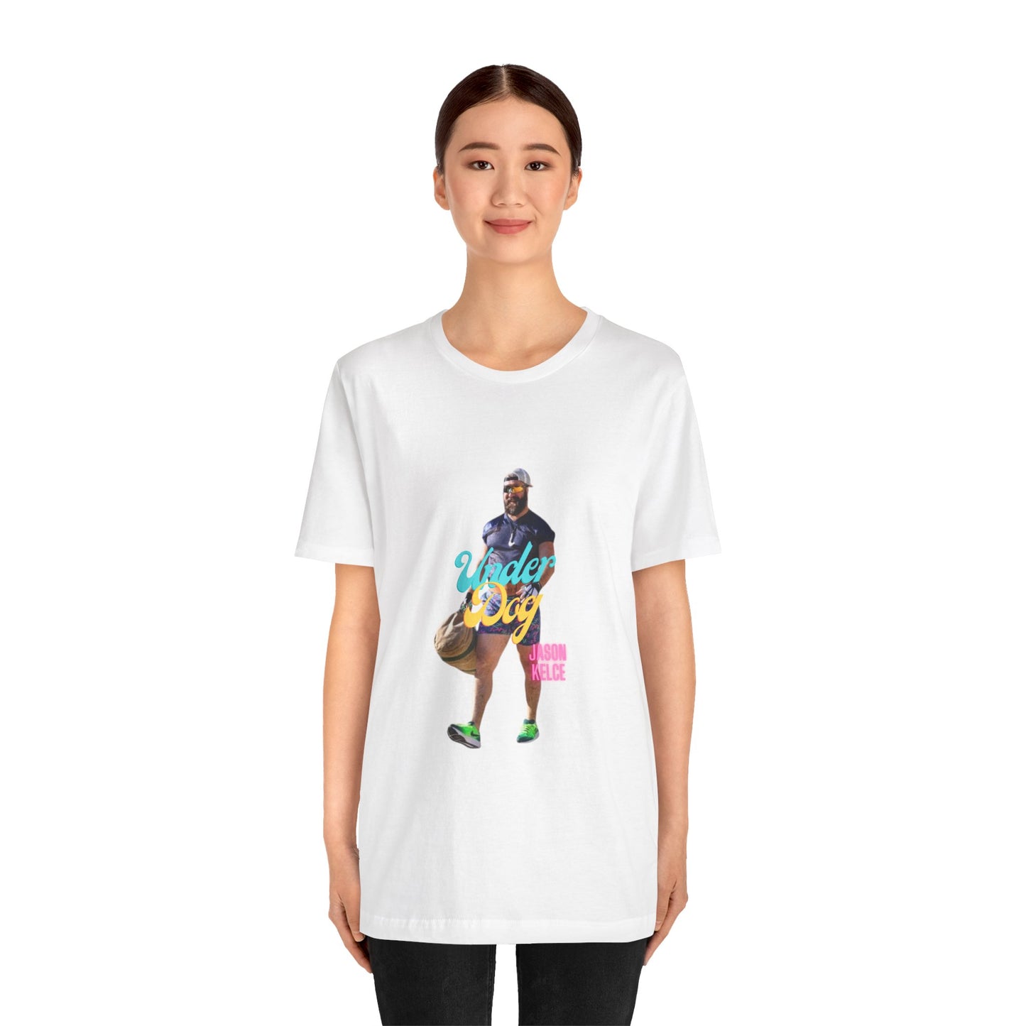 Jason Kelce Under Dog Unisex Jersey Short Sleeve Tee