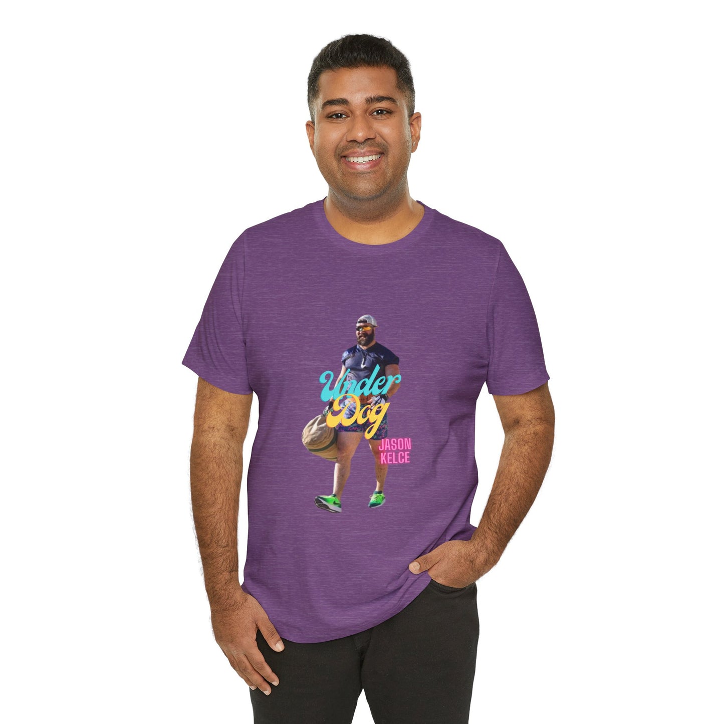 Jason Kelce Under Dog Unisex Jersey Short Sleeve Tee