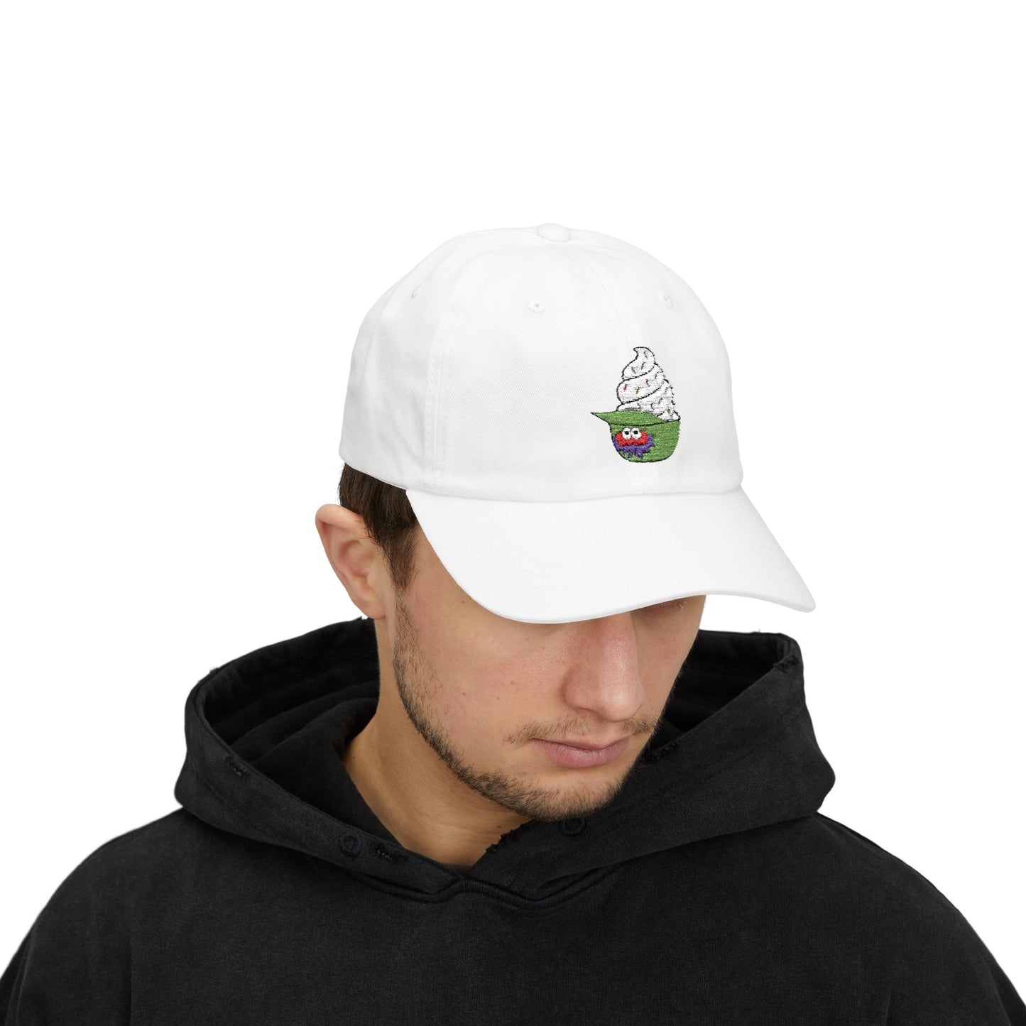 Whimsical Phillies Phanatic Baseball Ice Cream Dad Cap | Fun Summer Hat, Casual Headwear, Gift for Dads, Trendy Dad Hat, Ice Cream Lover Cap