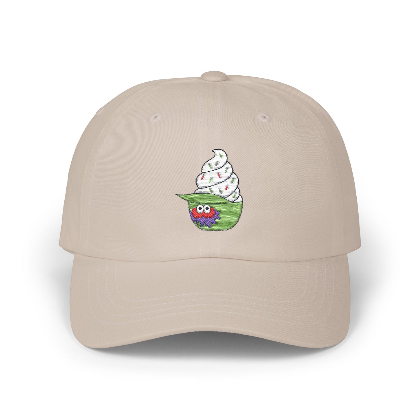 Whimsical Phillies Phanatic Baseball Ice Cream Dad Cap | Fun Summer Hat, Casual Headwear, Gift for Dads, Trendy Dad Hat, Ice Cream Lover Cap