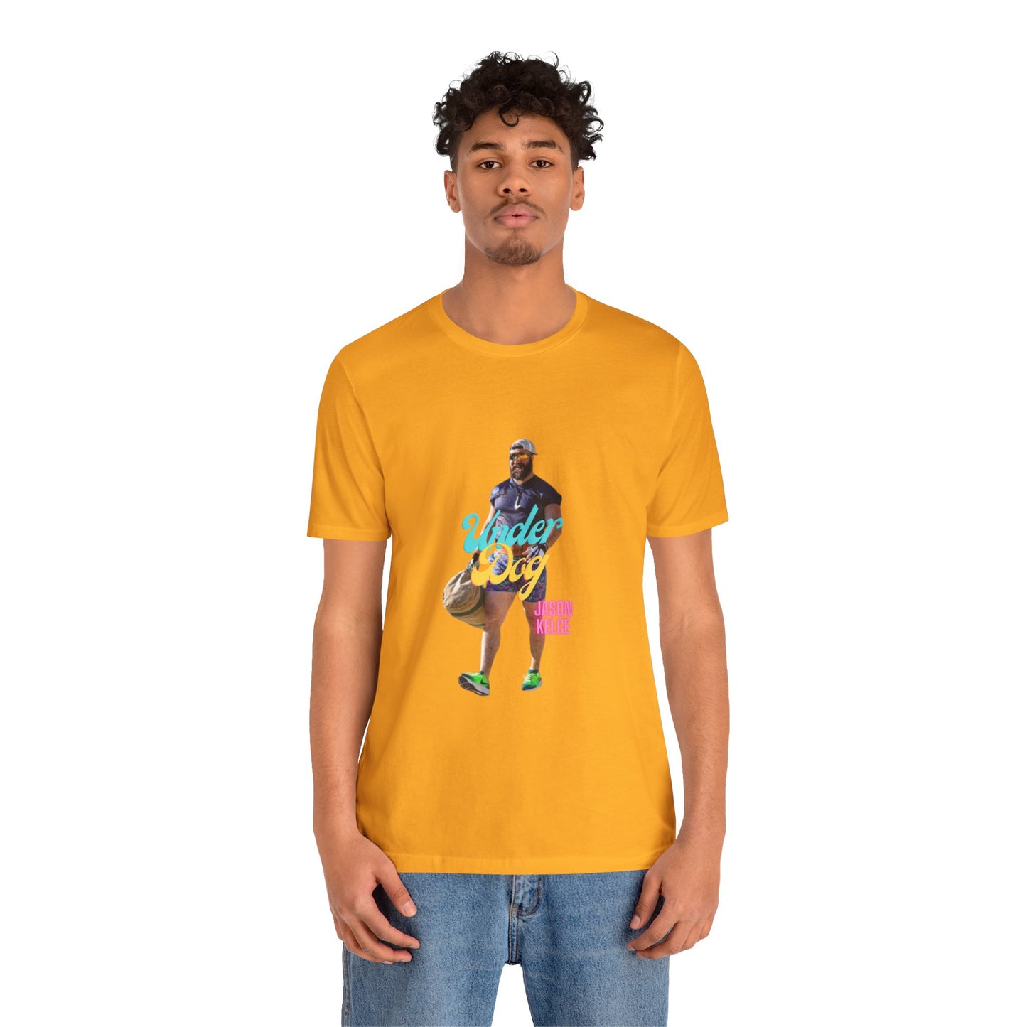 Jason Kelce Under Dog Unisex Jersey Short Sleeve Tee