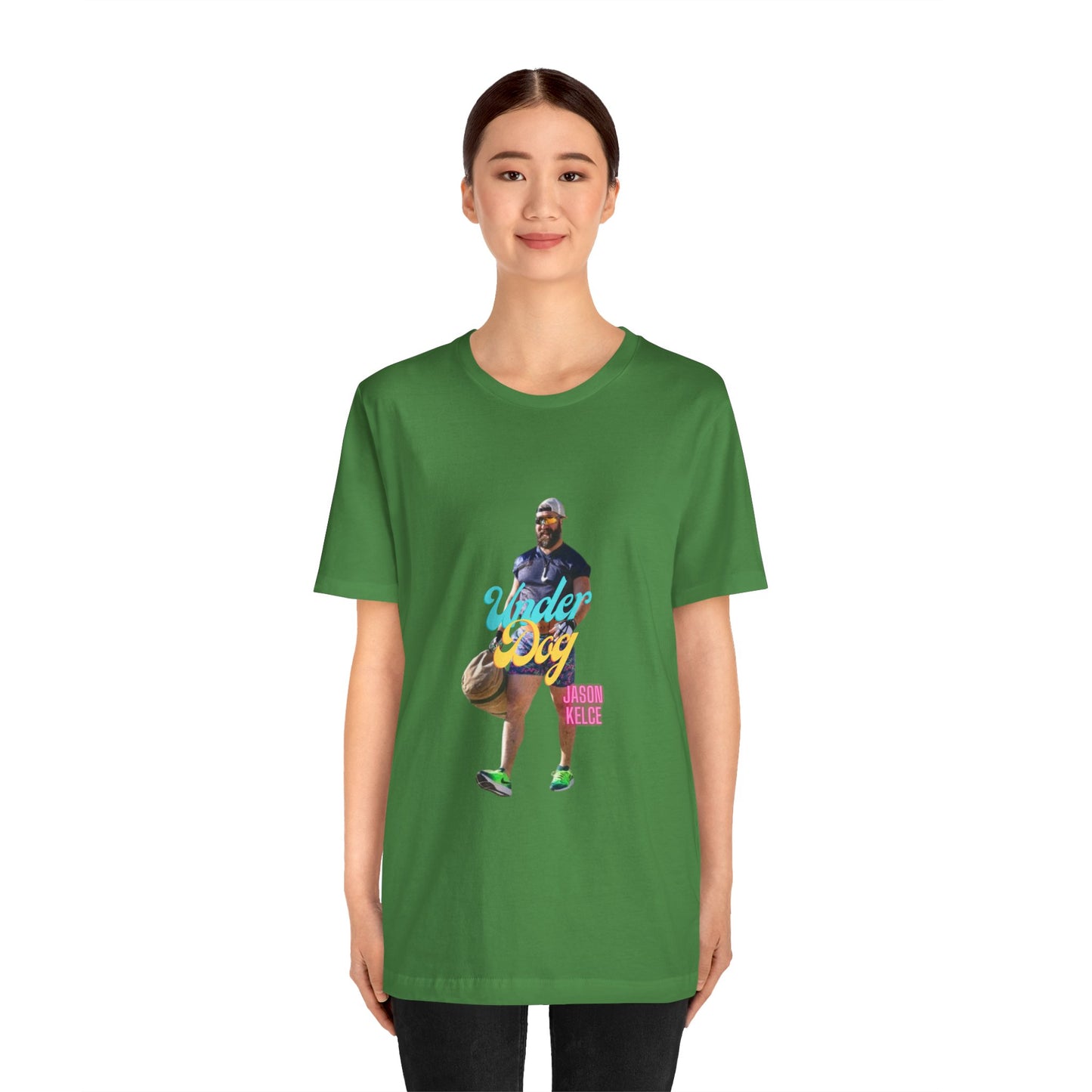 Jason Kelce Under Dog Unisex Jersey Short Sleeve Tee