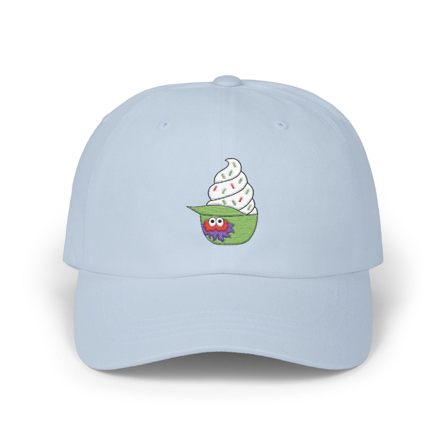 Whimsical Phillies Phanatic Baseball Ice Cream Dad Cap | Fun Summer Hat, Casual Headwear, Gift for Dads, Trendy Dad Hat, Ice Cream Lover Cap