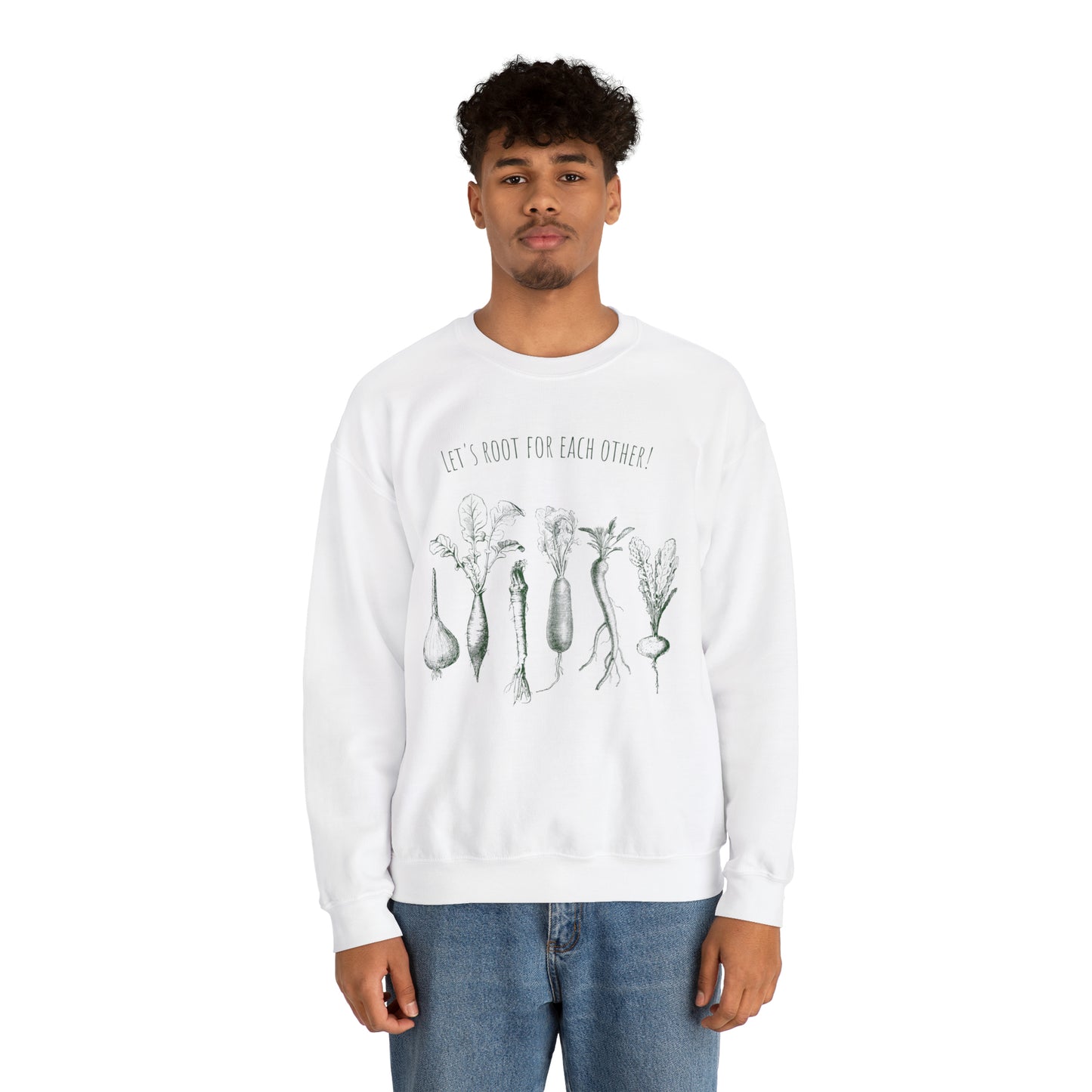 Root for each other Unisex Heavy Blend™ Crewneck Sweatshirt