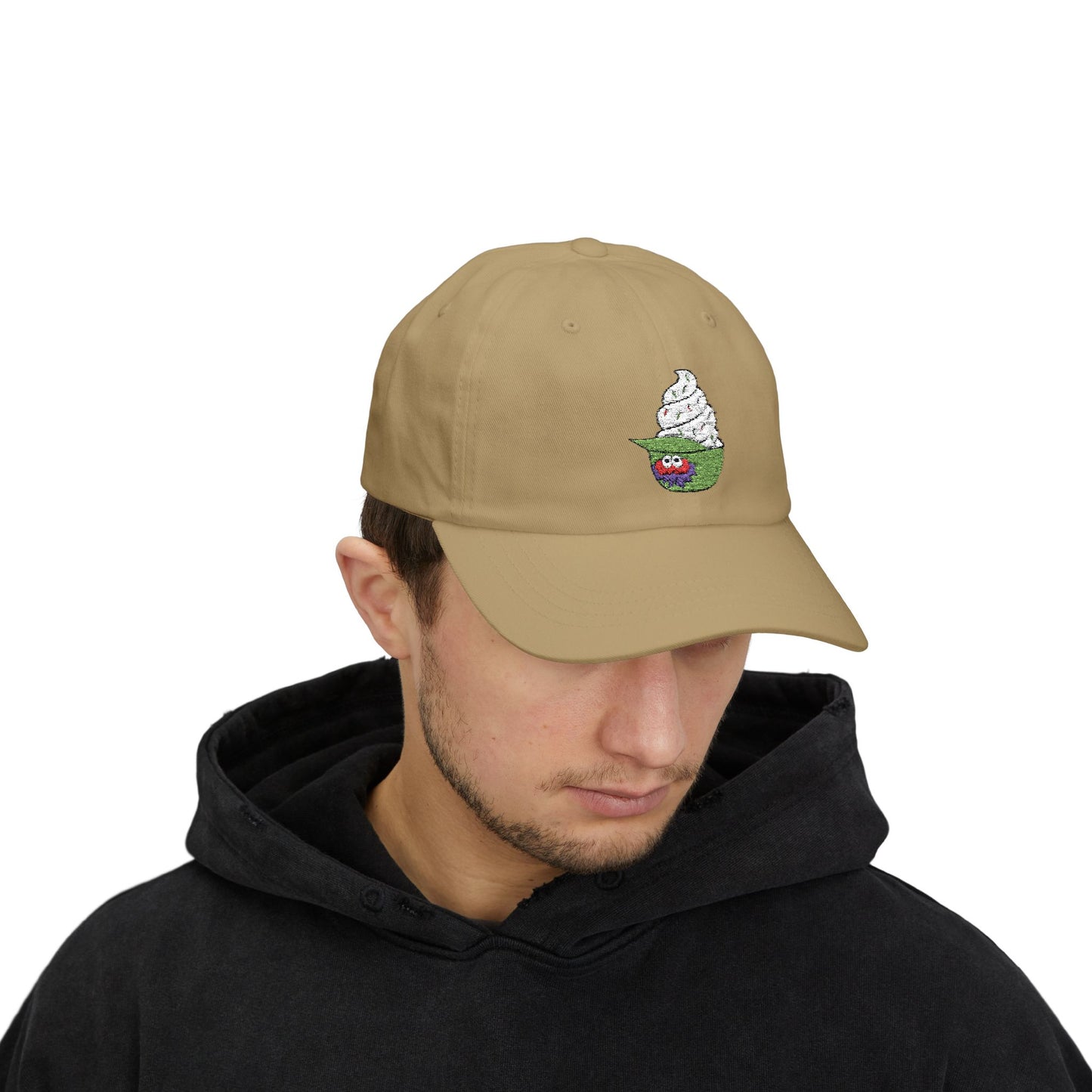 Whimsical Phillies Phanatic Baseball Ice Cream Dad Cap | Fun Summer Hat, Casual Headwear, Gift for Dads, Trendy Dad Hat, Ice Cream Lover Cap