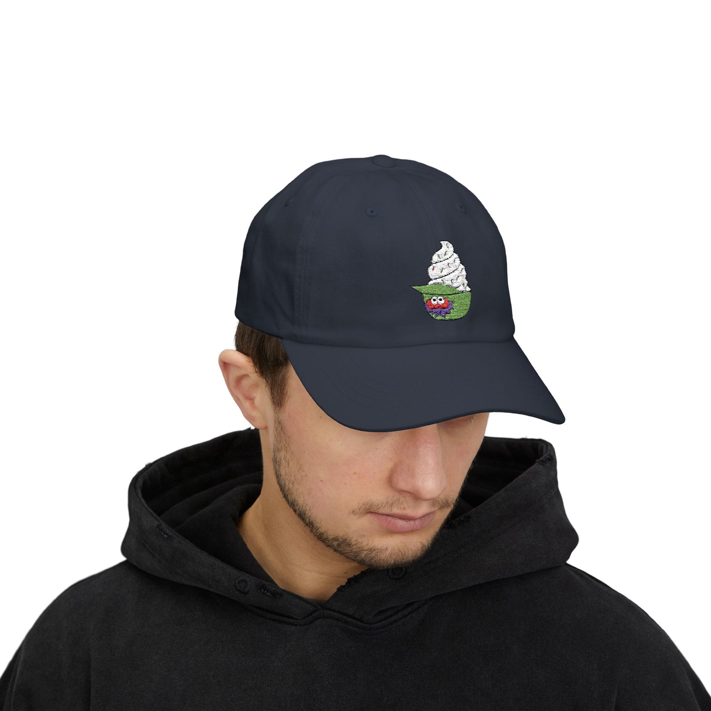 Whimsical Phillies Phanatic Baseball Ice Cream Dad Cap | Fun Summer Hat, Casual Headwear, Gift for Dads, Trendy Dad Hat, Ice Cream Lover Cap