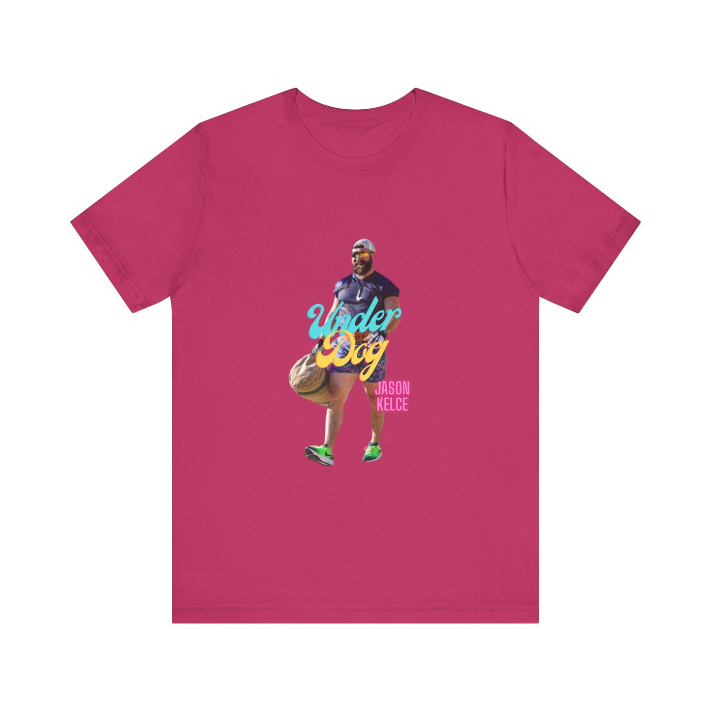 Jason Kelce Under Dog Unisex Jersey Short Sleeve Tee