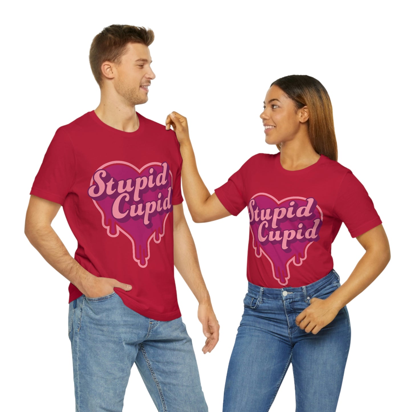 Stupid Cupid Unisex Jersey Short Sleeve Tee