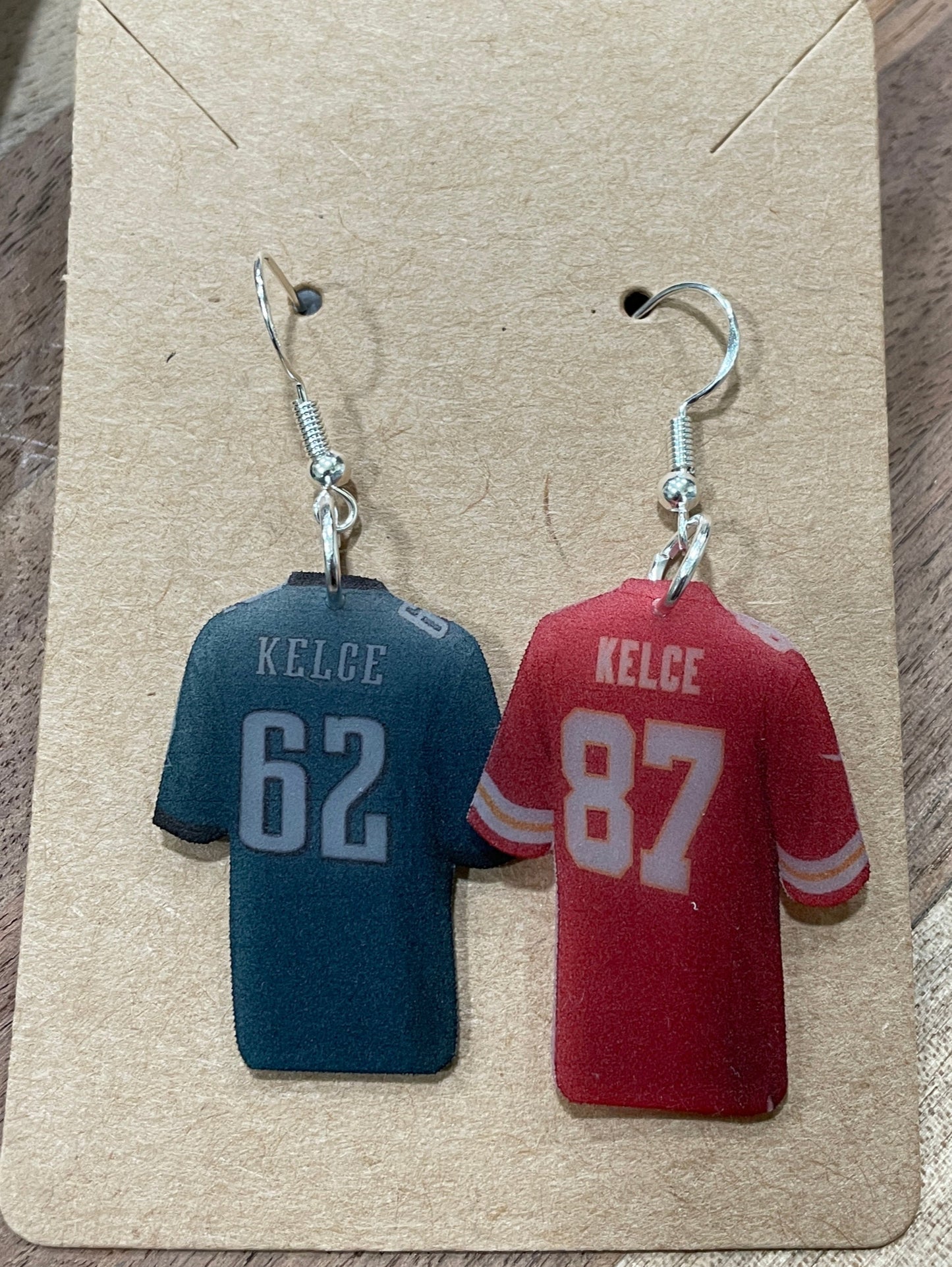 Philadelphia Eagles Jersey Earrings