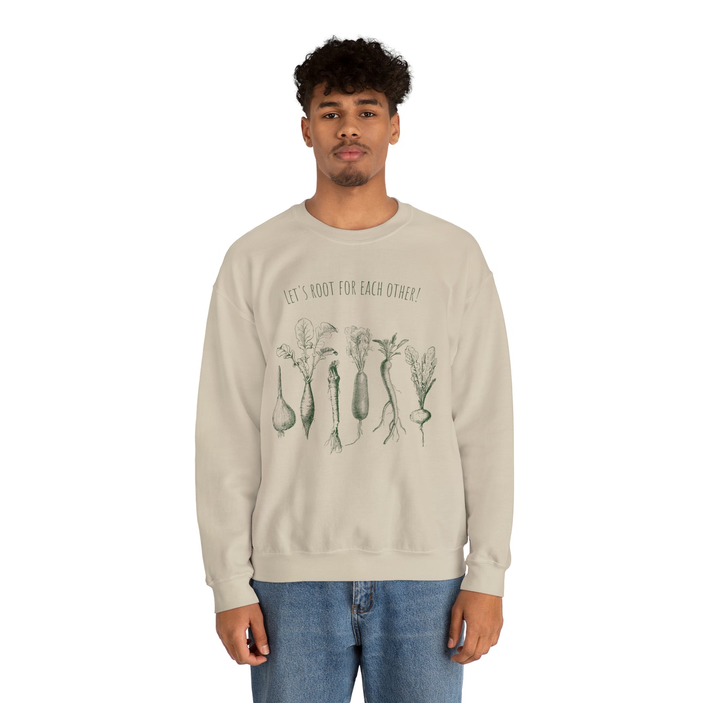 Root for each other Unisex Heavy Blend™ Crewneck Sweatshirt