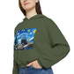 Ice Cube Starry Night Women's Cinched Bottom Hoodie