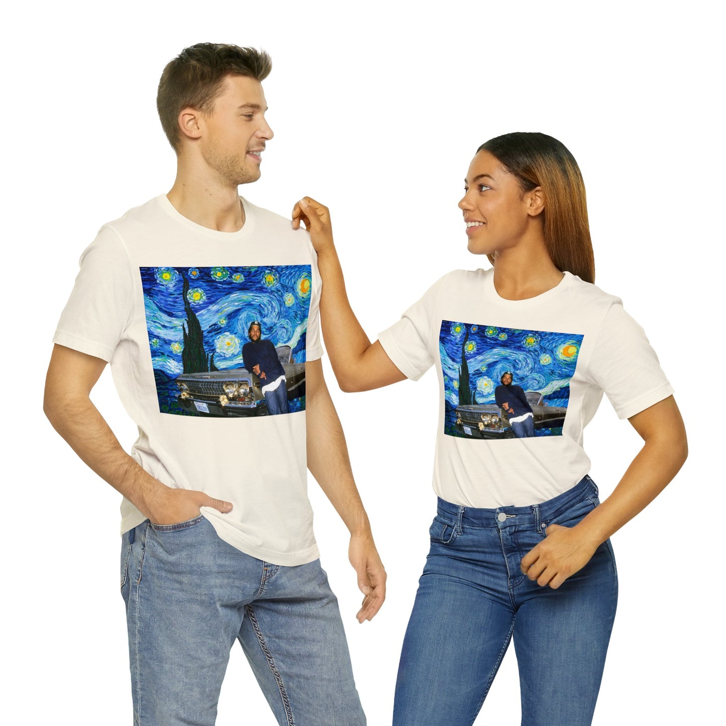 Ice Cube Starry Night Unisex Jersey Short Sleeve Tee