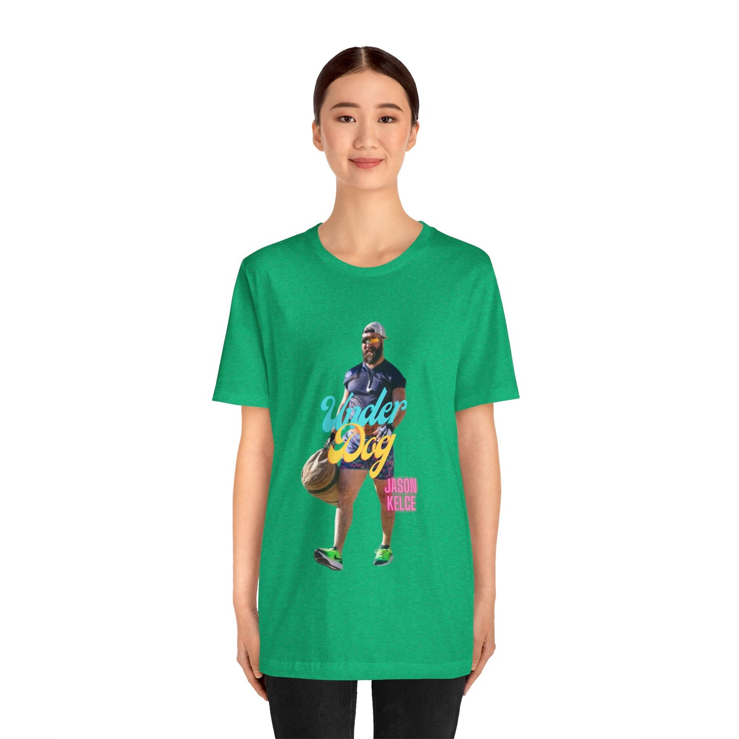 Jason Kelce Under Dog Unisex Jersey Short Sleeve Tee