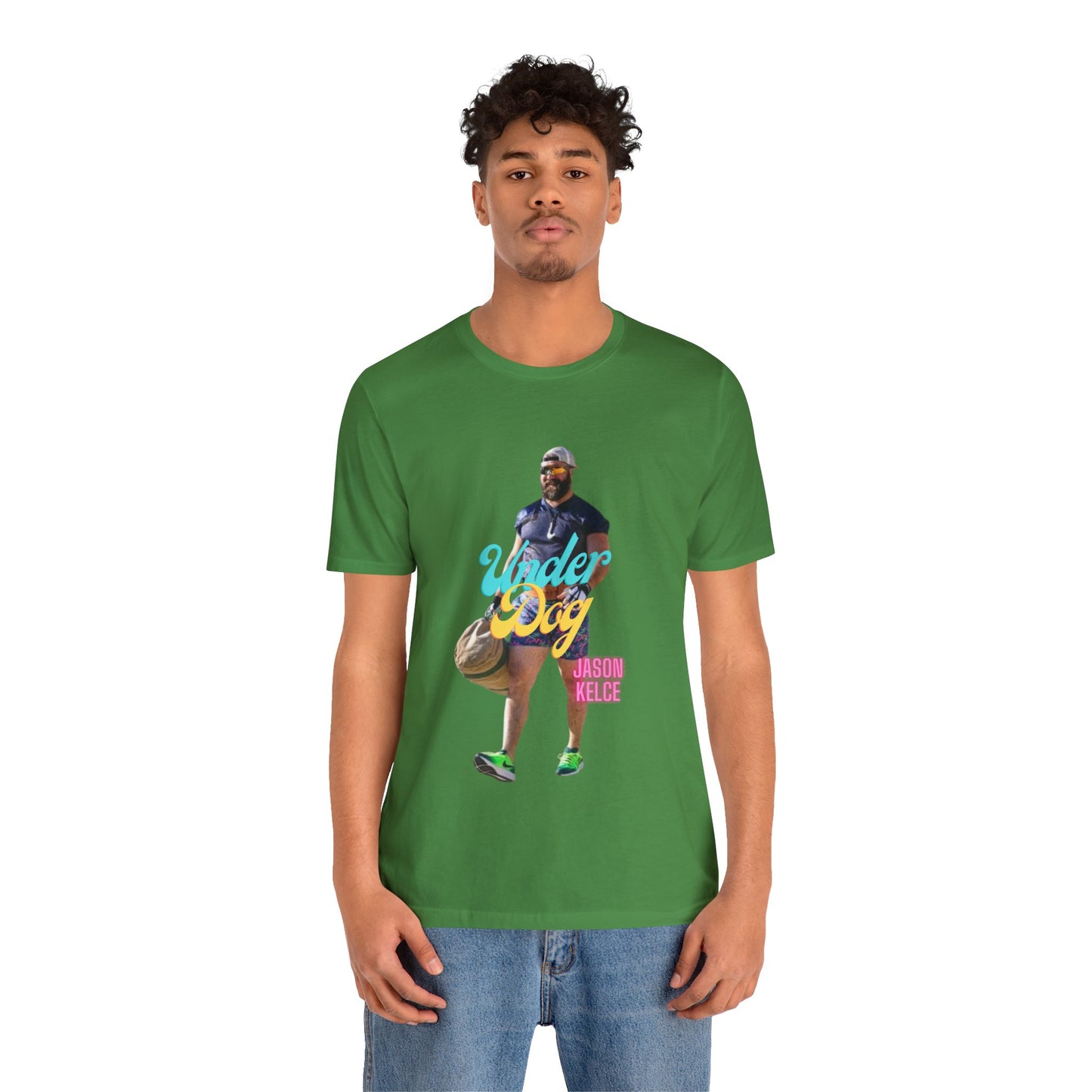 Jason Kelce Under Dog Unisex Jersey Short Sleeve Tee