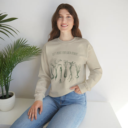 Root for each other Unisex Heavy Blend™ Crewneck Sweatshirt