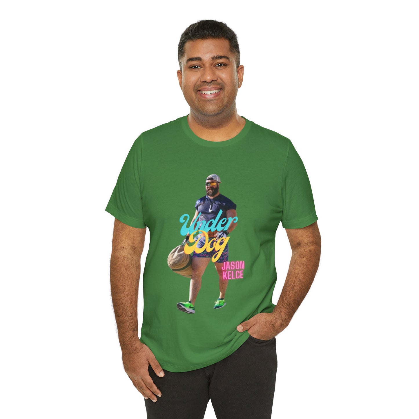 Jason Kelce Under Dog Unisex Jersey Short Sleeve Tee