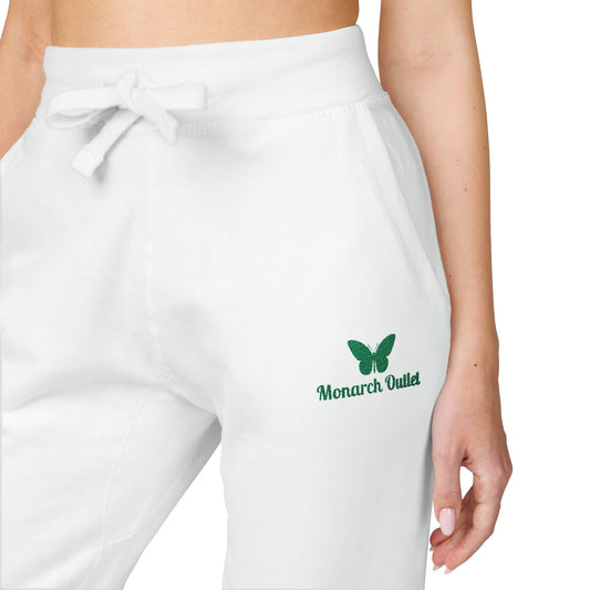 LOGO Cozy Embroidered Fleece Sweatpants for Unisex, Perfect for Relaxation, Casual Wear, Gift for Holidays, Home Comfort