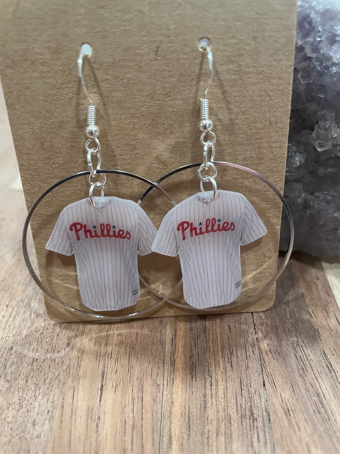 Phillies Hoop or Dangle Earrings
