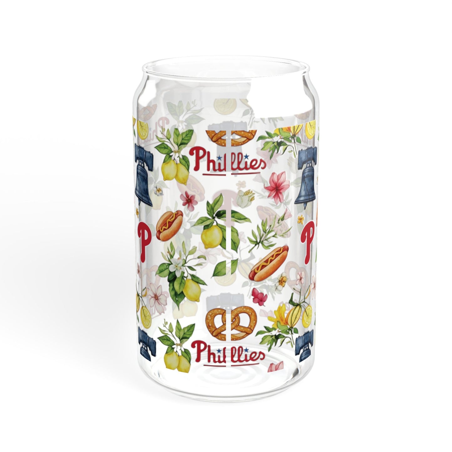 Phillies Italian Summer Sipper Glass, 16oz | Floral Design Drinkware