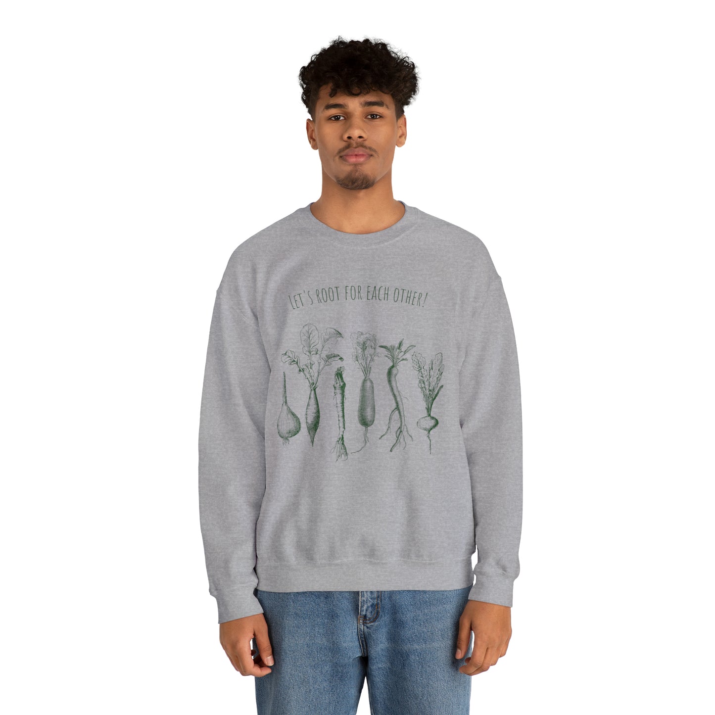 Root for each other Unisex Heavy Blend™ Crewneck Sweatshirt