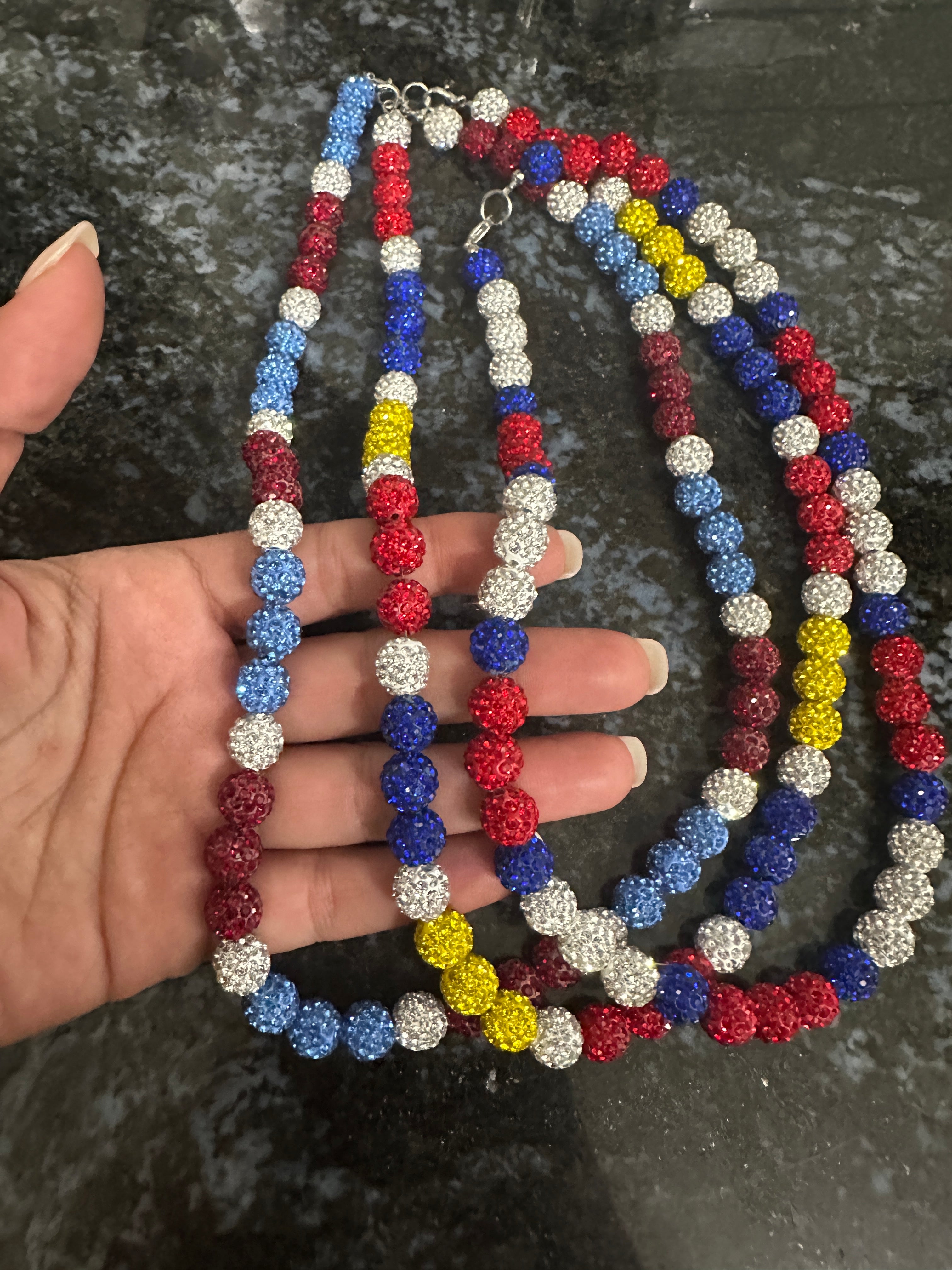 Way to Celebrate 4th of July Beaded Necklaces, 48PC - Walmart.com