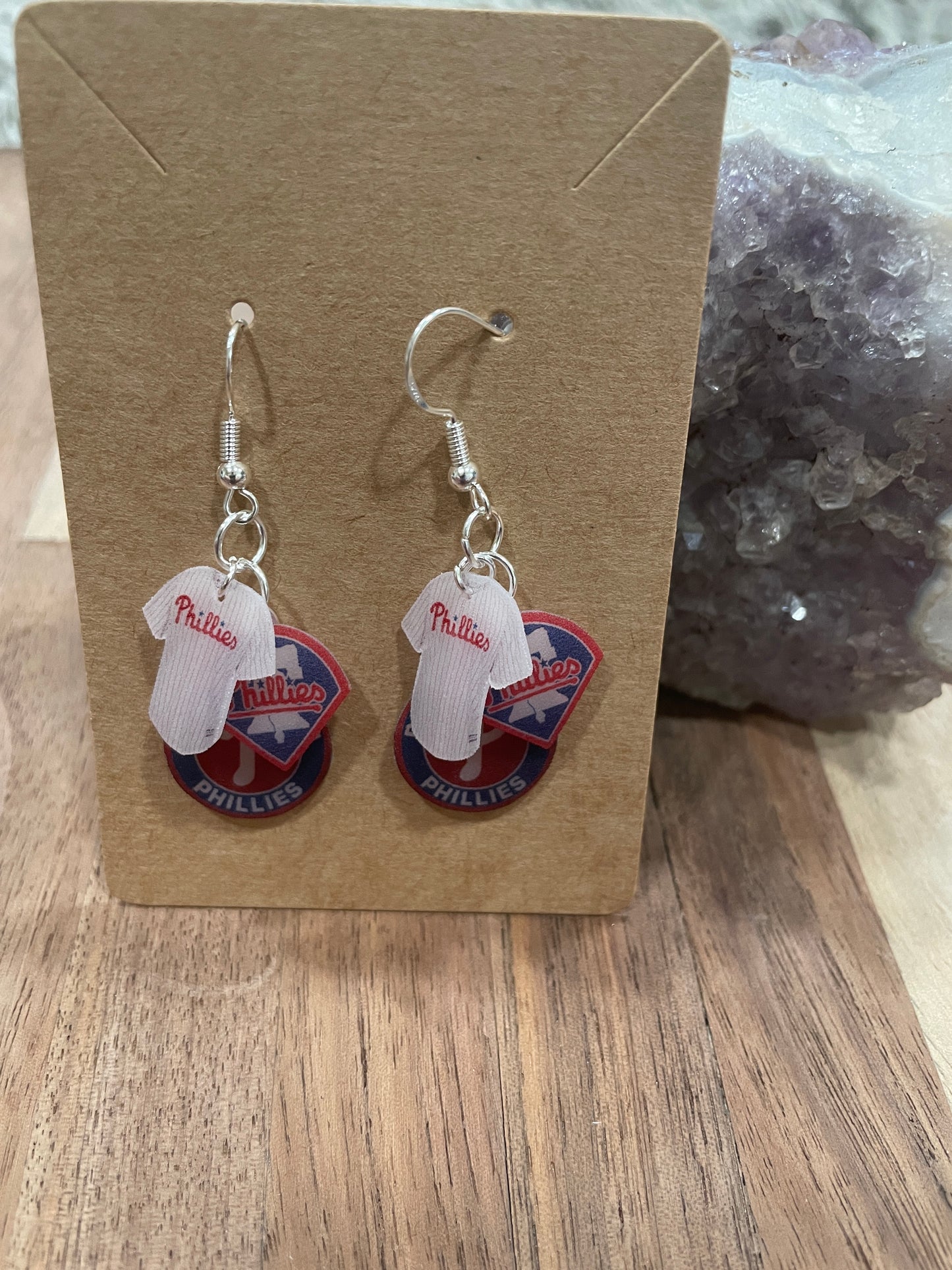 Phillies Dangle Earrings