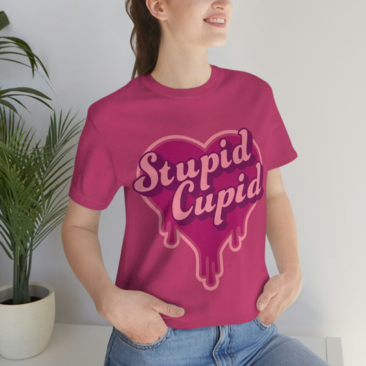 Stupid Cupid Unisex Jersey Short Sleeve Tee