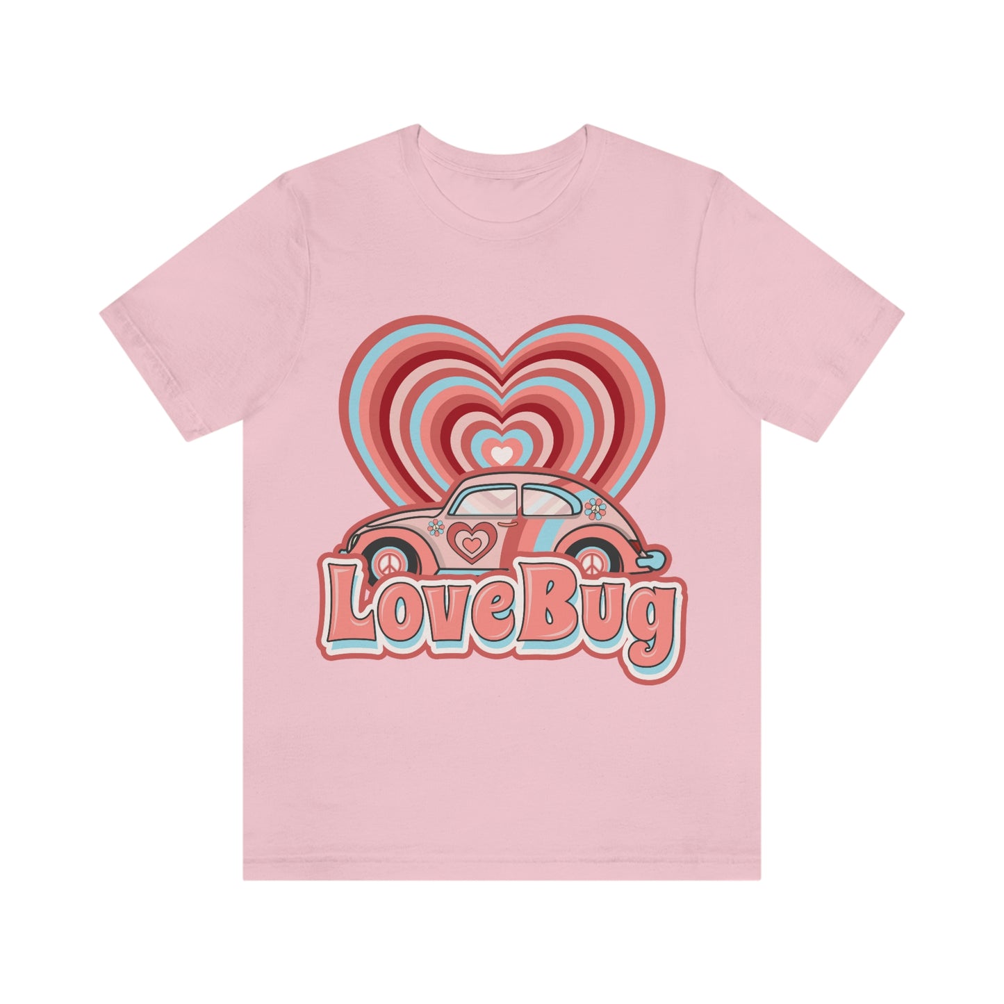 Love Bug Valentine’s Day Unisex Jersey Short Sleeve Tee