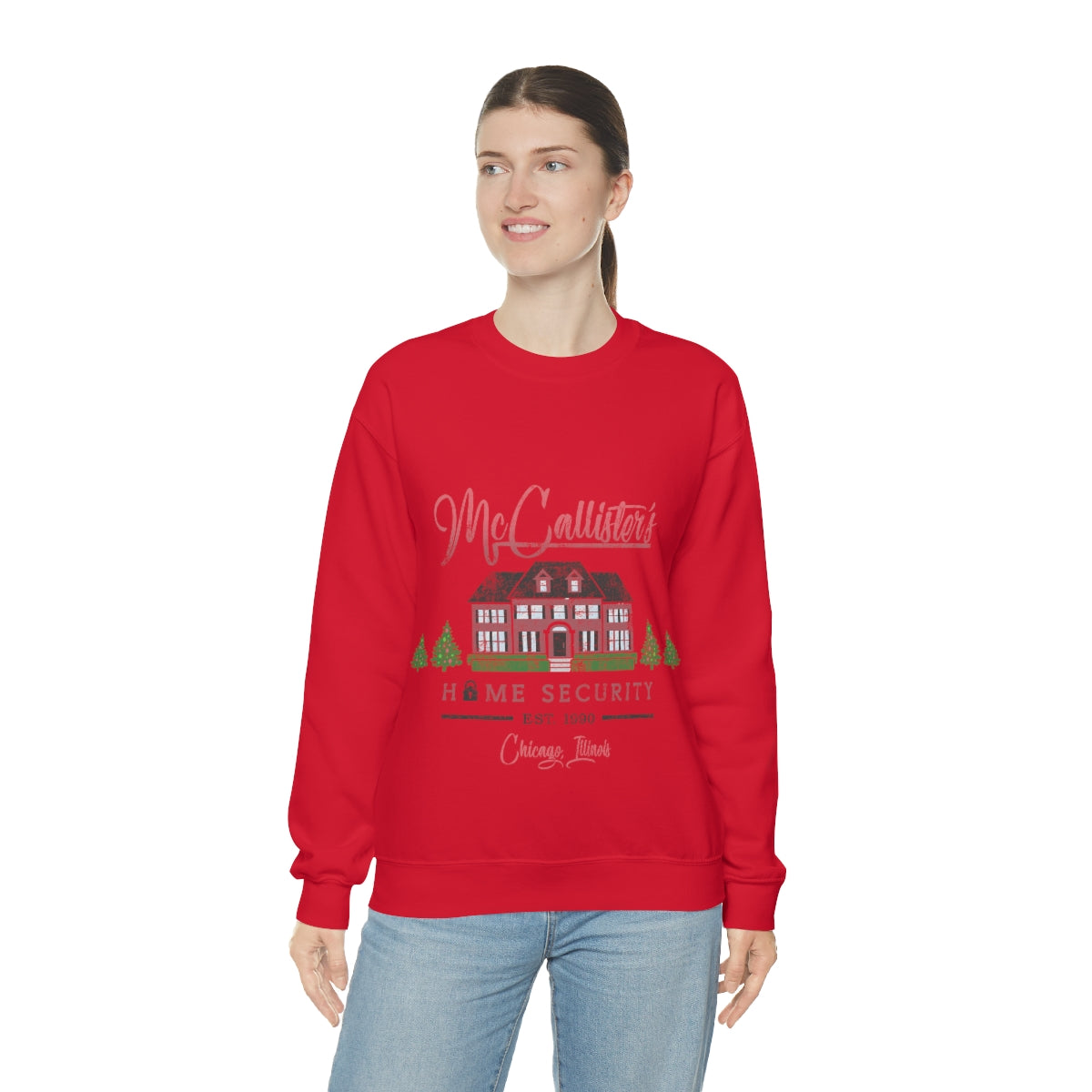 McCallister Home Security Unisex Heavy Blend™ Crewneck Sweatshirt Christmas Home Alone