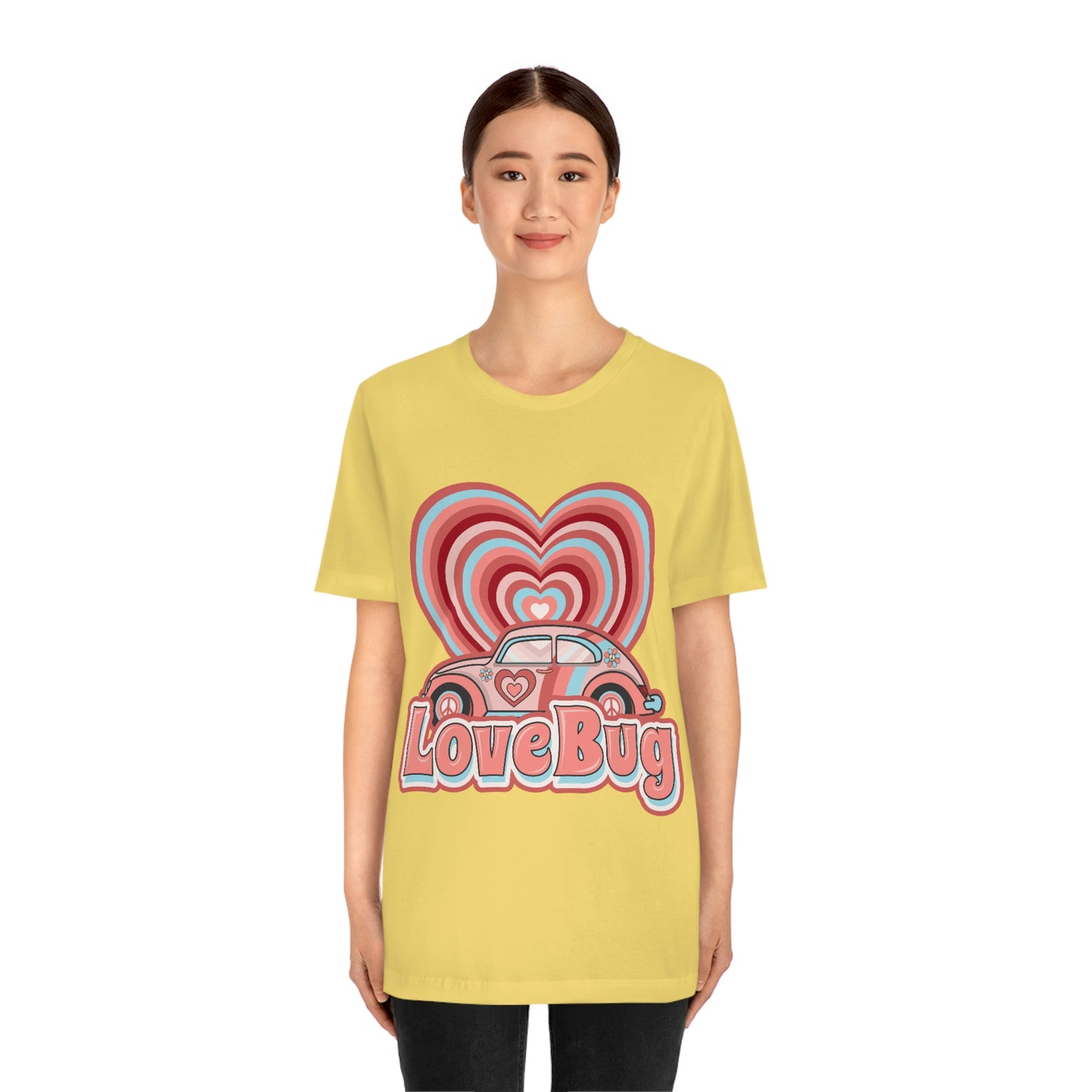 Love Bug Valentine’s Day Unisex Jersey Short Sleeve Tee