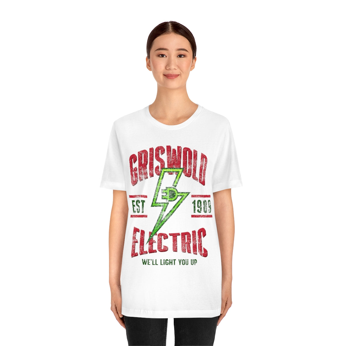 Griswold Electric Unisex Jersey Short Sleeve Tee Christmas Vacation Griswold Electric