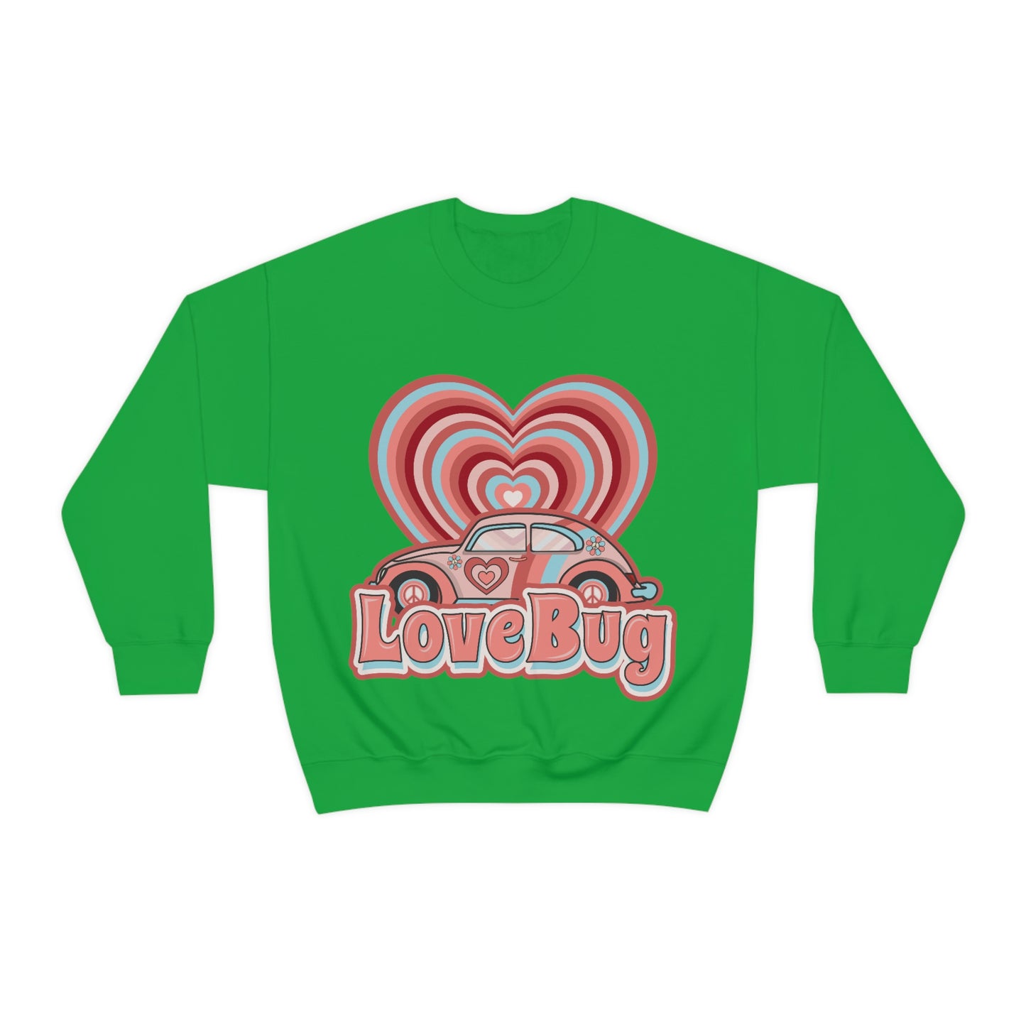 Love bug Valentine’s Day Unisex Heavy Blend™ Crewneck Sweatshirt