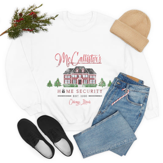 McCallister Home Security Unisex Heavy Blend™ Crewneck Sweatshirt Christmas Home Alone