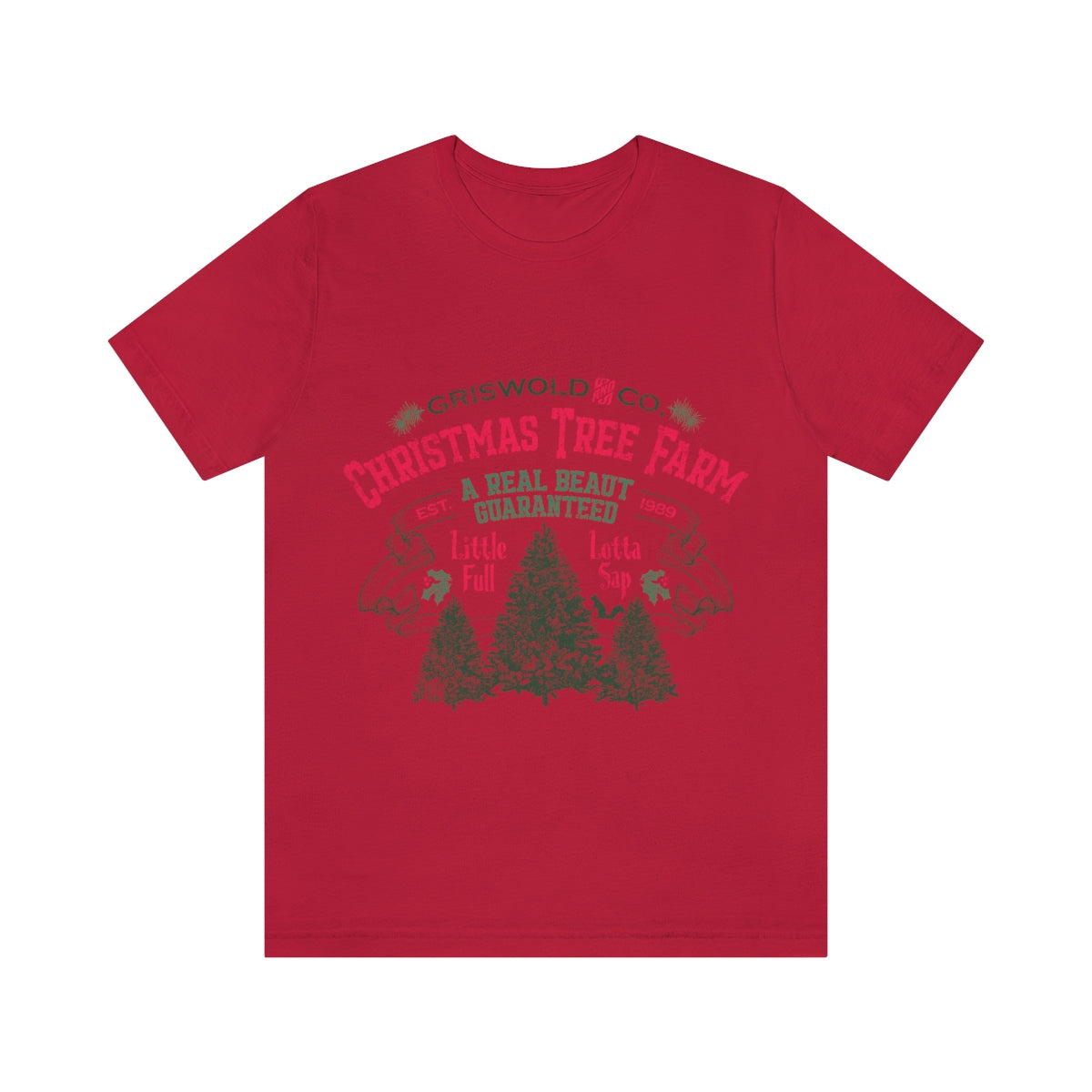 Griswold Christmas Tree Farm Unisex Jersey Short Sleeve Tee Christmas Vacation Griswold trees