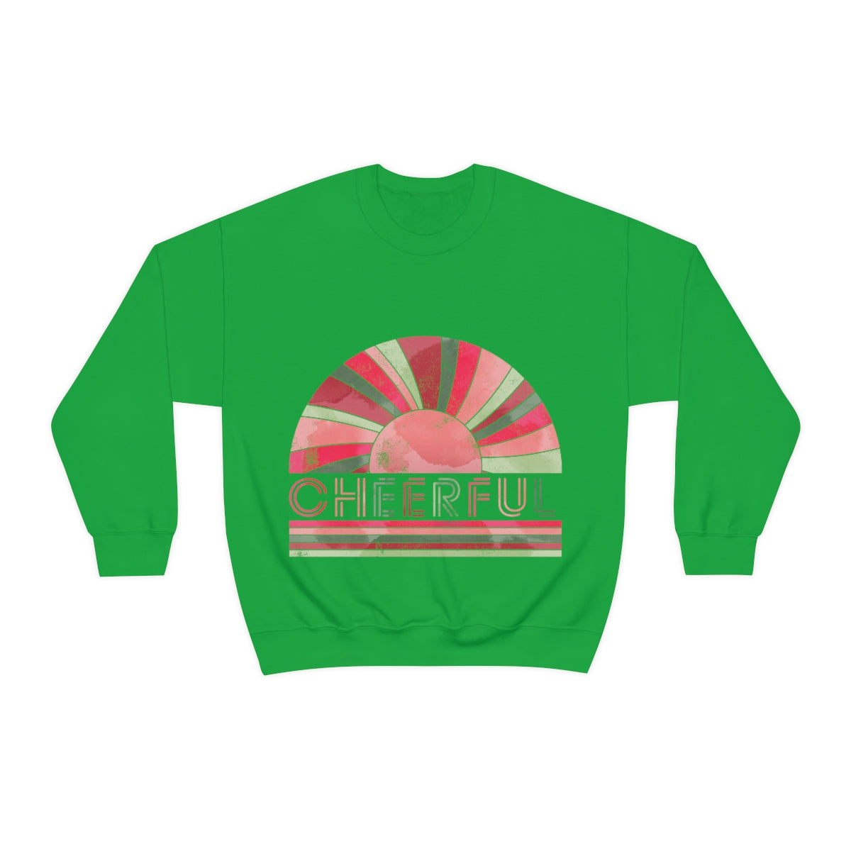 Cheerful Christmas  Unisex Heavy Blend™ Crewneck Sweatshirt