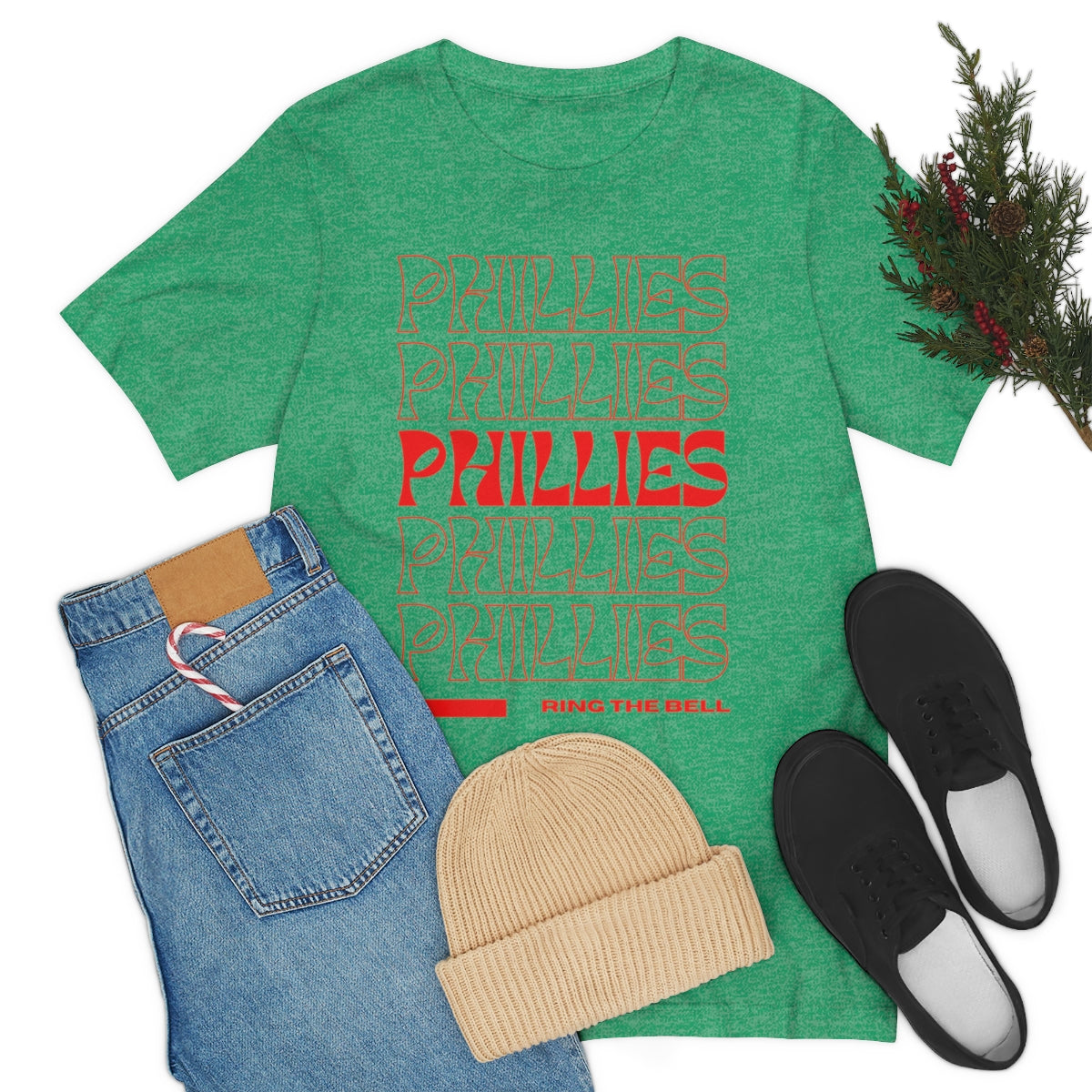 Phillies Retro Unisex Jersey Short Sleeve Tee