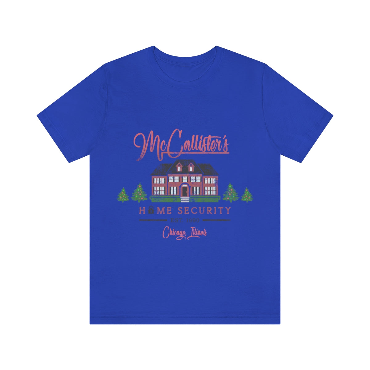 McCallister Home Security Unisex Jersey Short Sleeve Tee Home Alone Christmas
