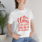 Mrs. Claus in the streets Ho Ho Ho in the sheets Unisex Jersey Short Sleeve Tee