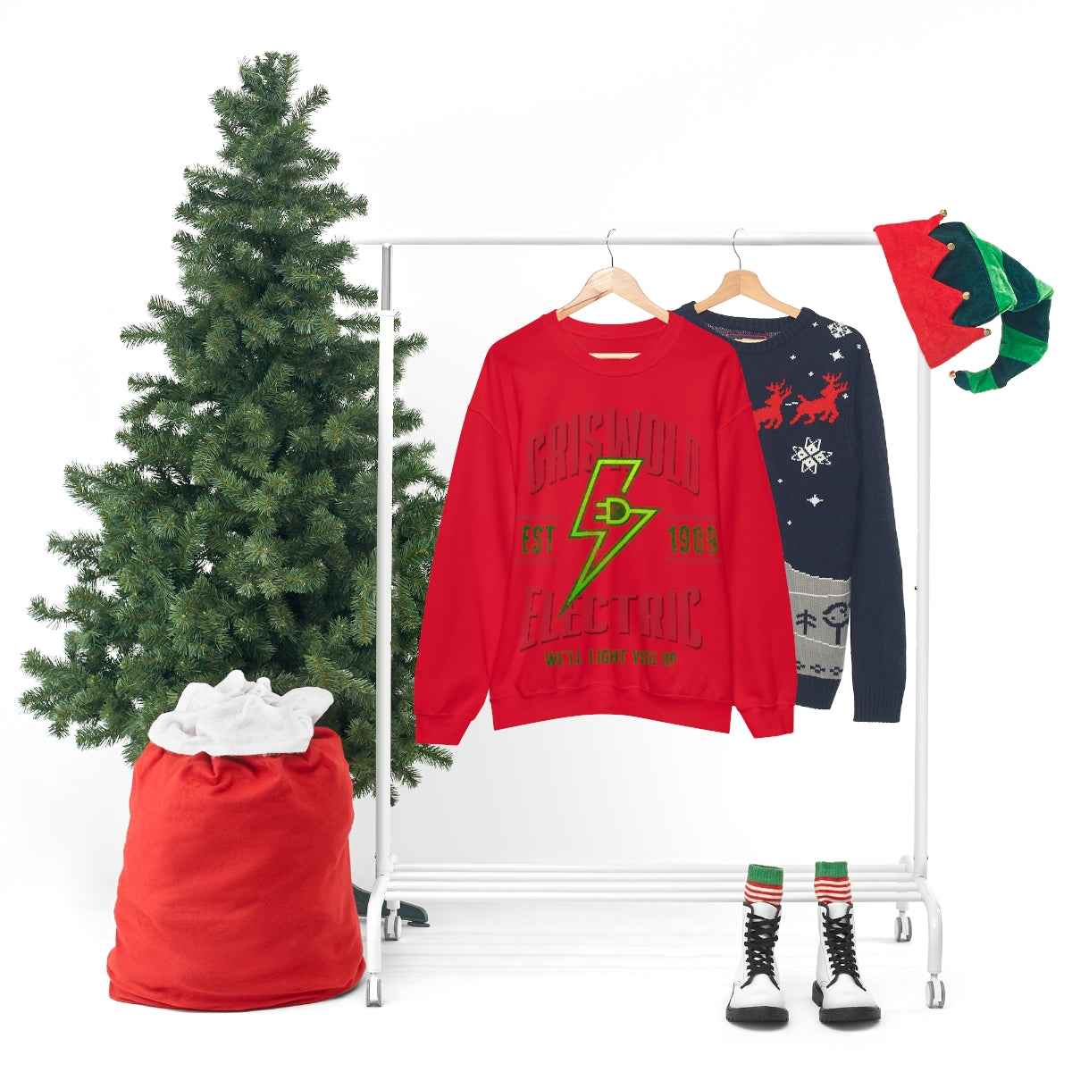 Griswold Electric Unisex Heavy Blend™ Crewneck Sweatshirt Christmas Vacation Griswold