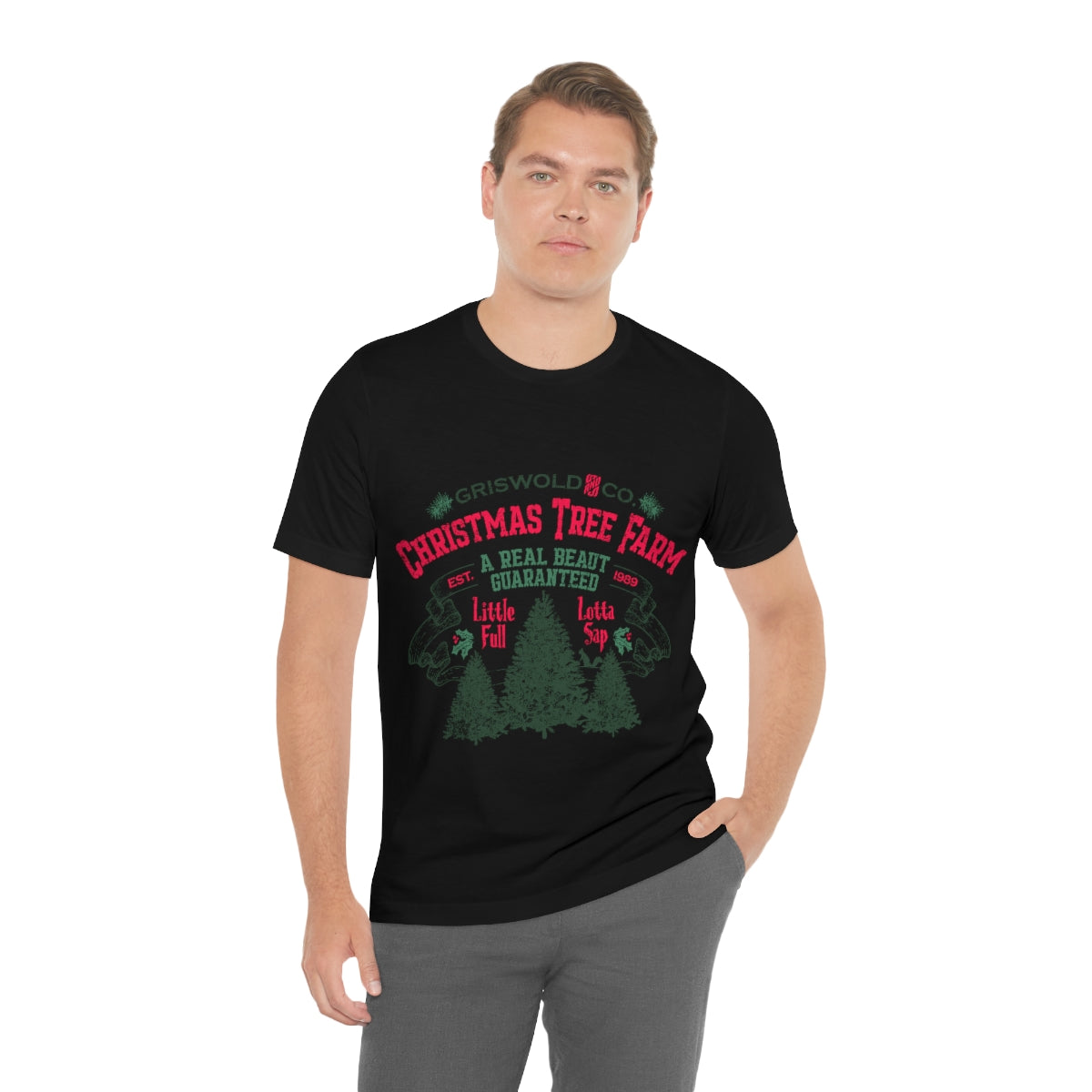 Griswold Christmas Tree Farm Unisex Jersey Short Sleeve Tee Christmas Vacation Griswold trees