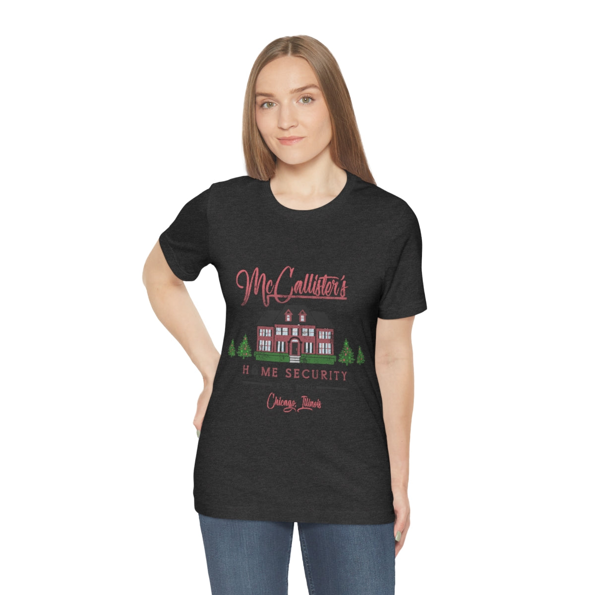McCallister Home Security Unisex Jersey Short Sleeve Tee Home Alone Christmas