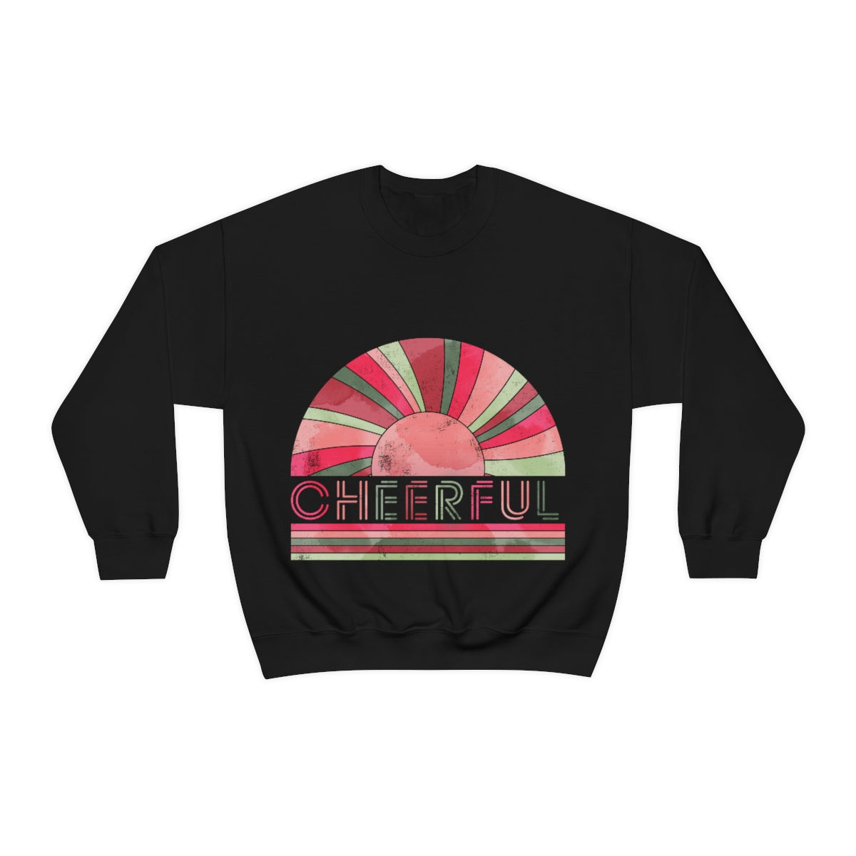 Cheerful Christmas  Unisex Heavy Blend™ Crewneck Sweatshirt