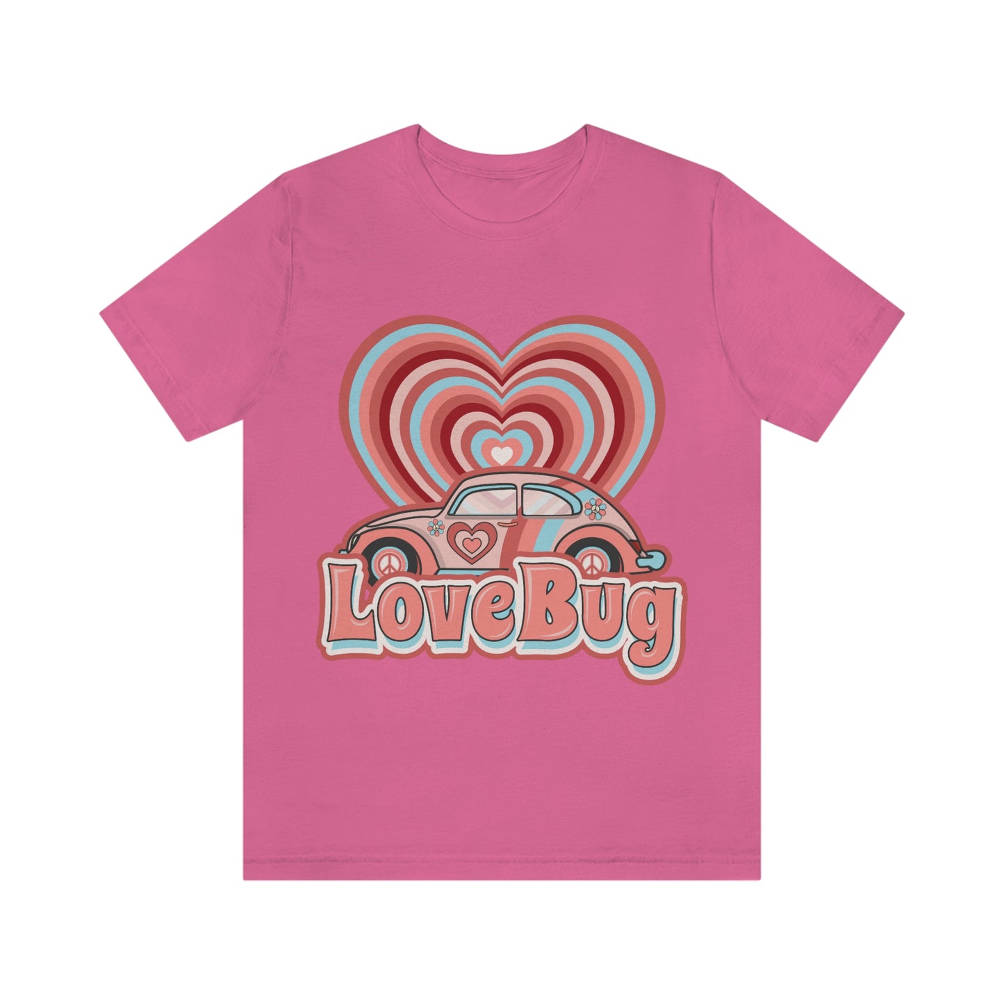 Love Bug Valentine’s Day Unisex Jersey Short Sleeve Tee