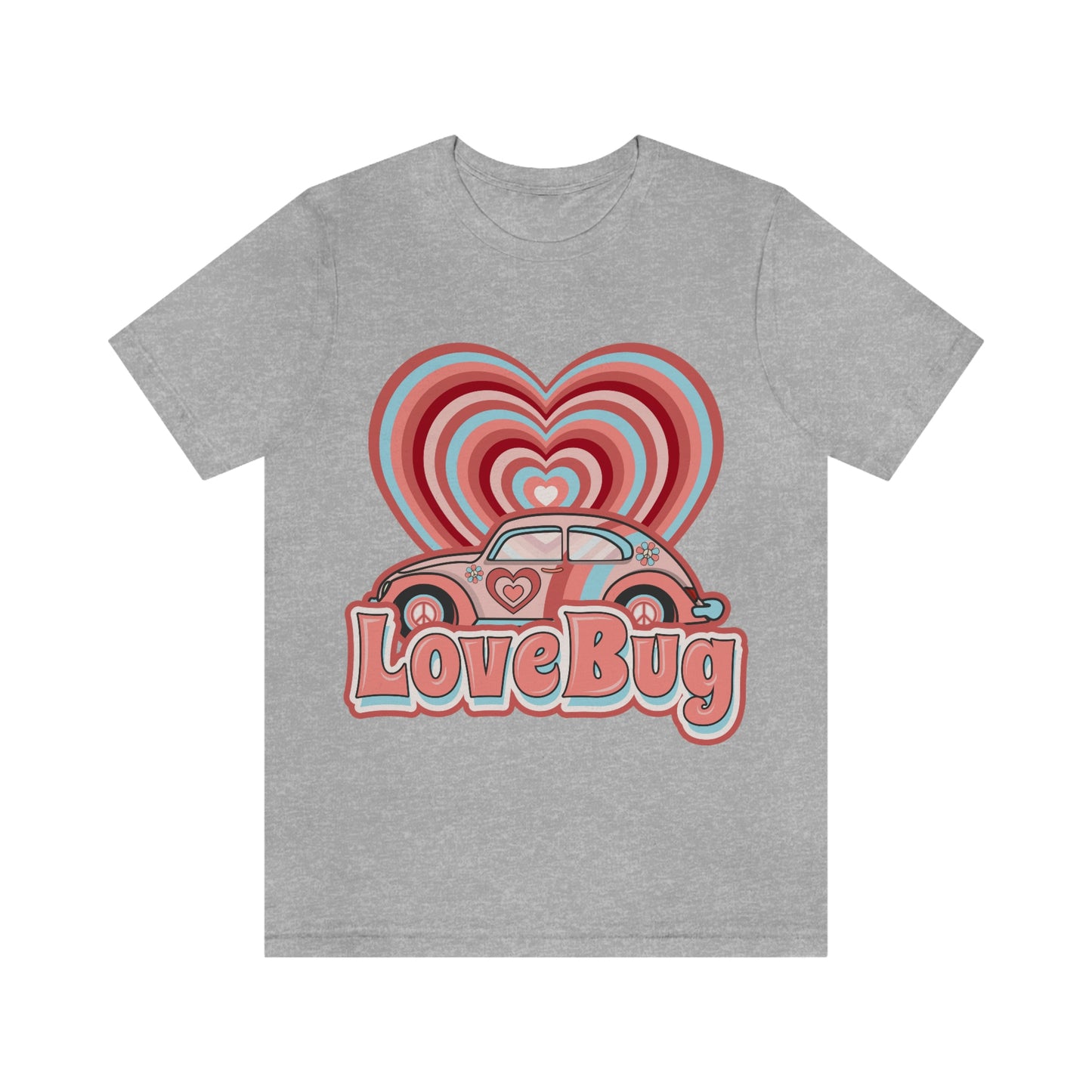 Love Bug Valentine’s Day Unisex Jersey Short Sleeve Tee