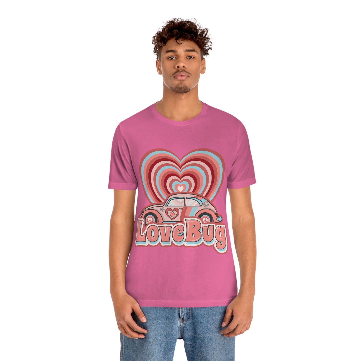 Love Bug Valentine’s Day Unisex Jersey Short Sleeve Tee