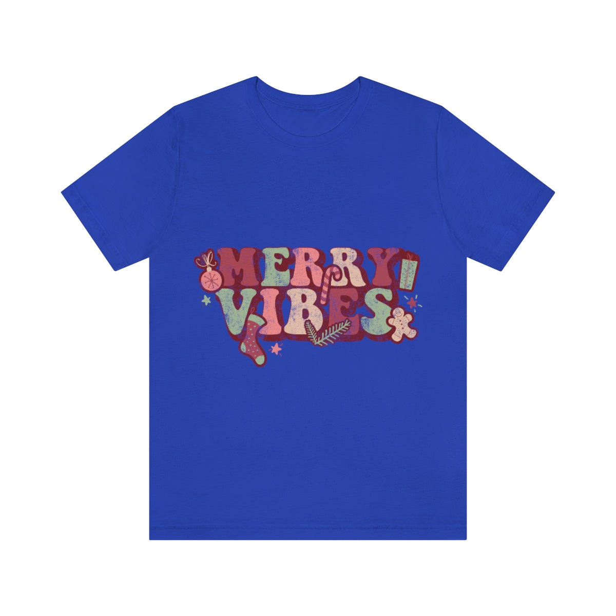 Merry Vibes Merry Christmas Unisex Jersey Short Sleeve Tee