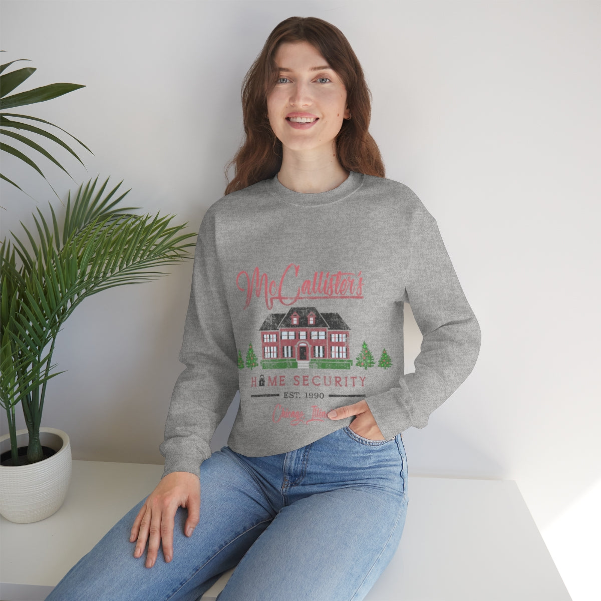 McCallister Home Security Unisex Heavy Blend™ Crewneck Sweatshirt Christmas Home Alone