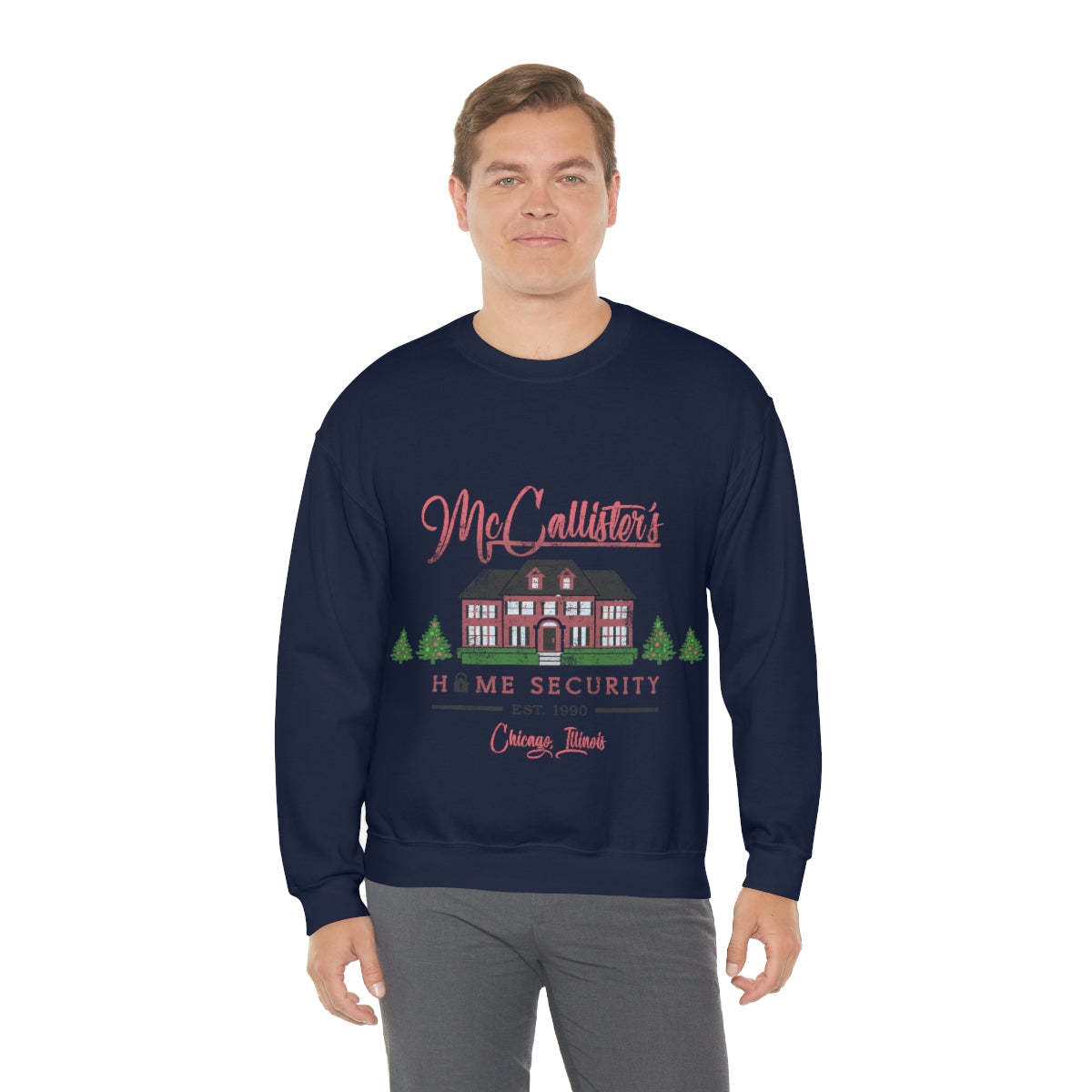 McCallister Home Security Unisex Heavy Blend™ Crewneck Sweatshirt Christmas Home Alone