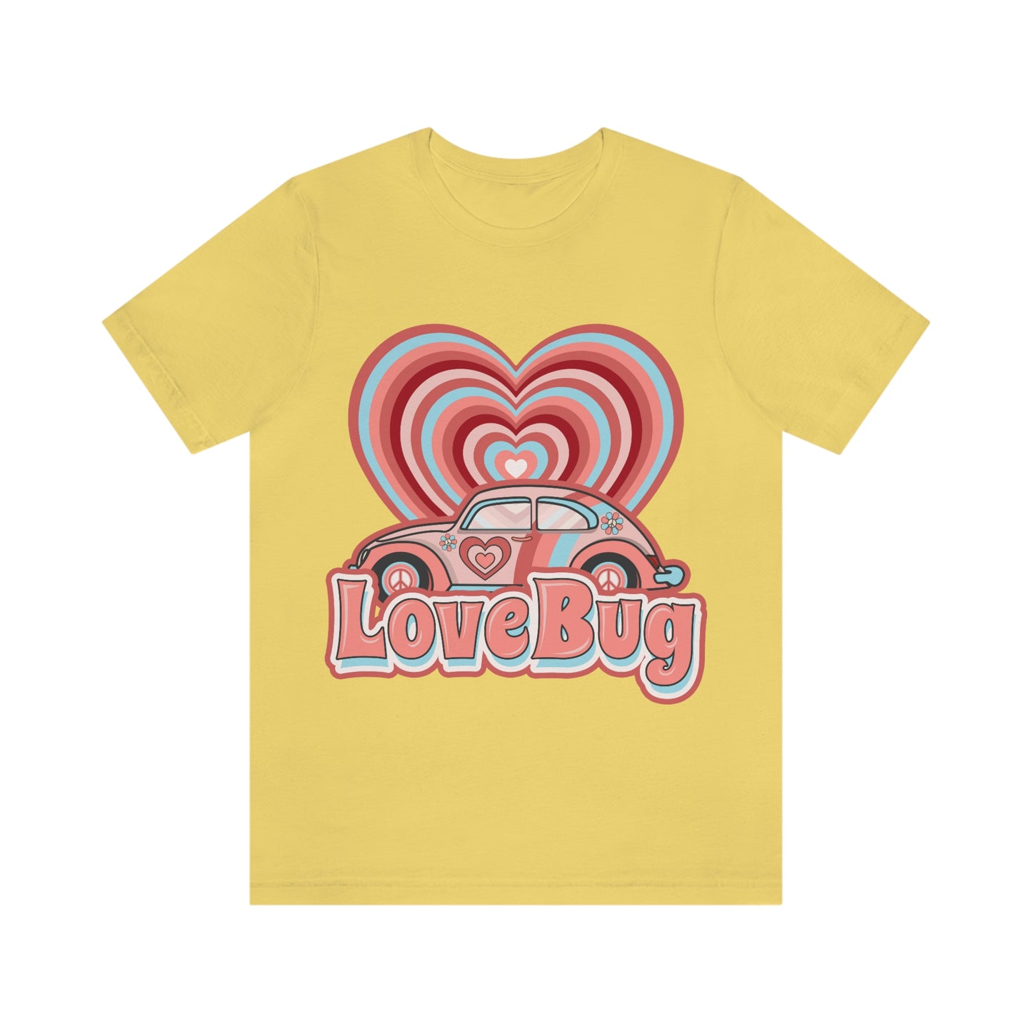 Love Bug Valentine’s Day Unisex Jersey Short Sleeve Tee